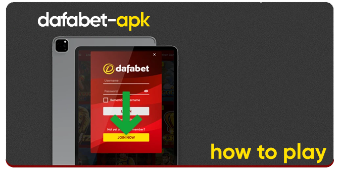 join now button to go
                                        the dafabet registration form